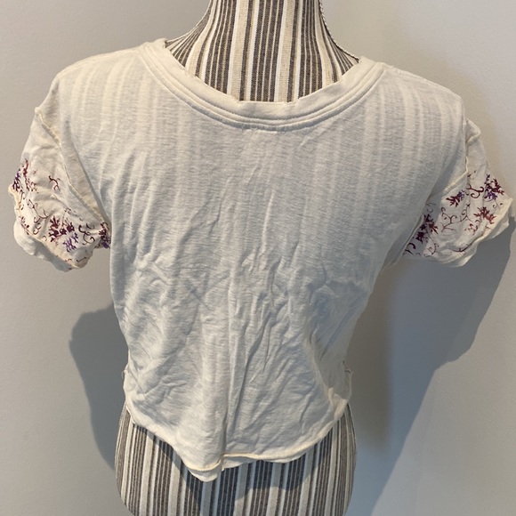 Free People Crop T-Shirt - S - NWOT💫 - Picture 4 of 8